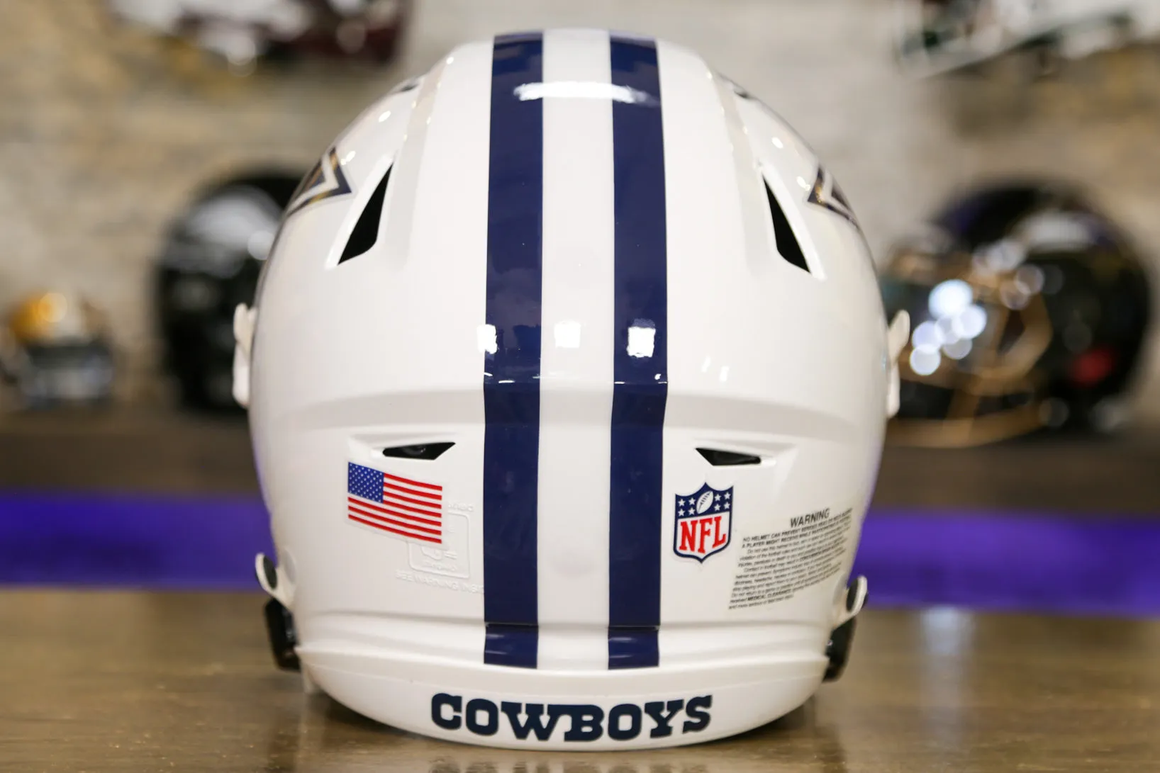 Dallas Cowboys Riddell SpeedFlex Helmet - White Alternate
