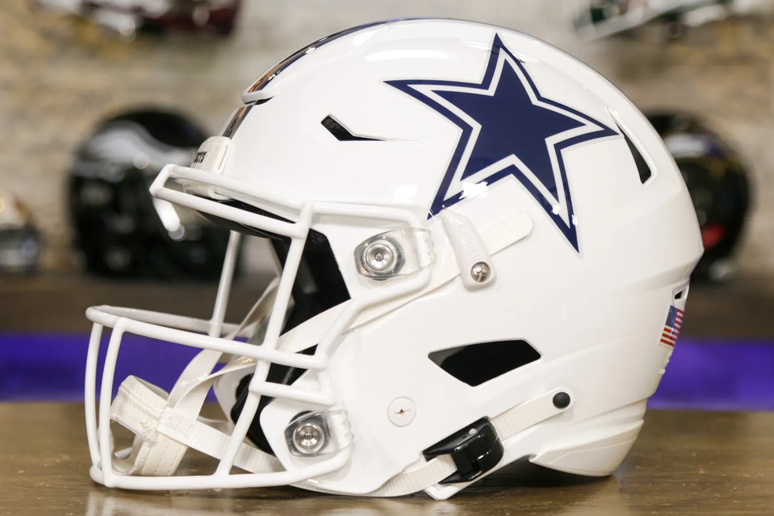Dallas Cowboys Riddell SpeedFlex Helmet - White Alternate