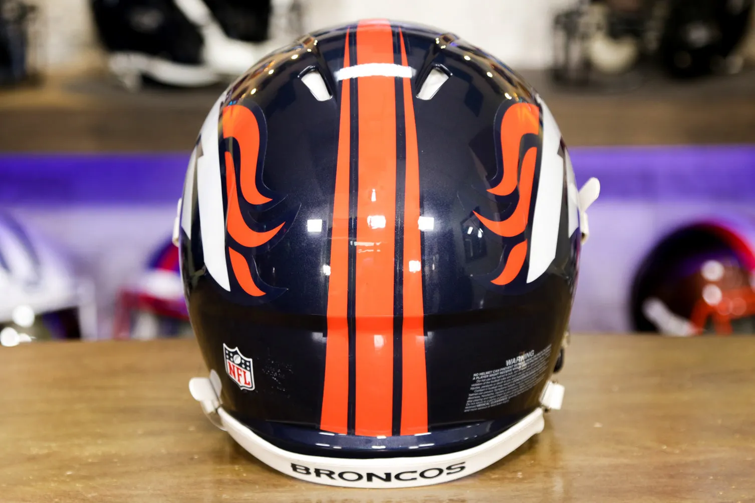 Denver Broncos Riddell Speed Authentic Helmet - 1997-2023 Throwback