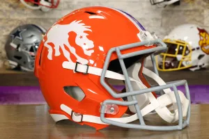 Denver Broncos Riddell Speed Display Helmet - 1966 Throwback