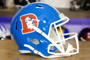 Denver Broncos Riddell Speed Display Helmet - 1975-1996 Throwback - OPEN BOX
