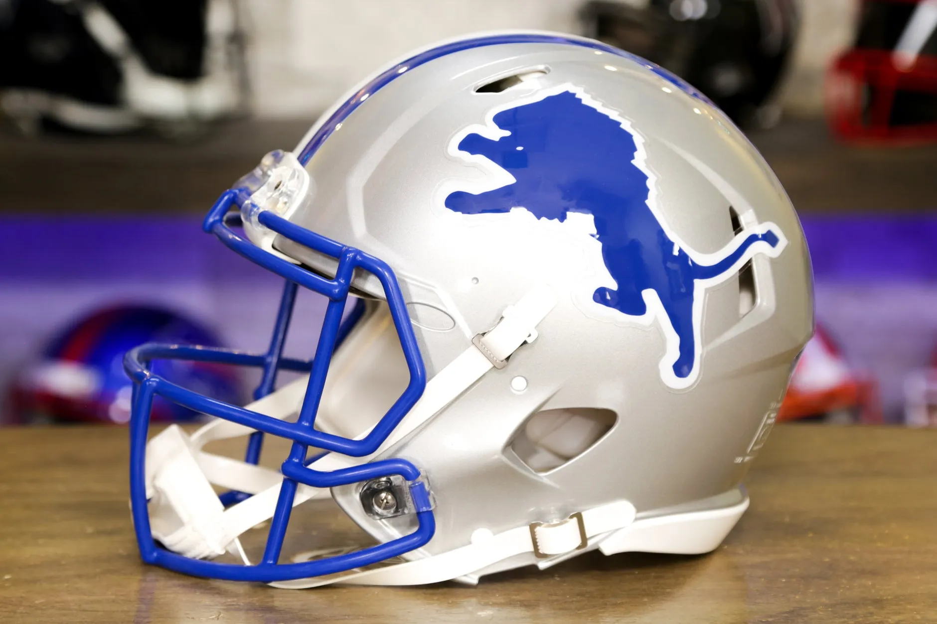 Detroit Lions Riddell Speed Authentic Helmet - 1983-2002 Throwback