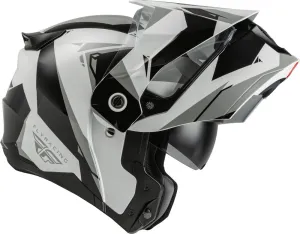 Fly Racing Odyssey Modular Helmet Summit Black White Grey Size Medium