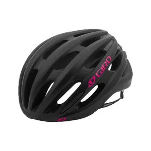 Giro Saga Road Helmet - Womens - Matt Black-Bright Pink