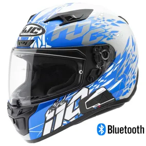 HJC i10 Full Face Bluetooth Helmet Pitfall Graphic MC-2SF