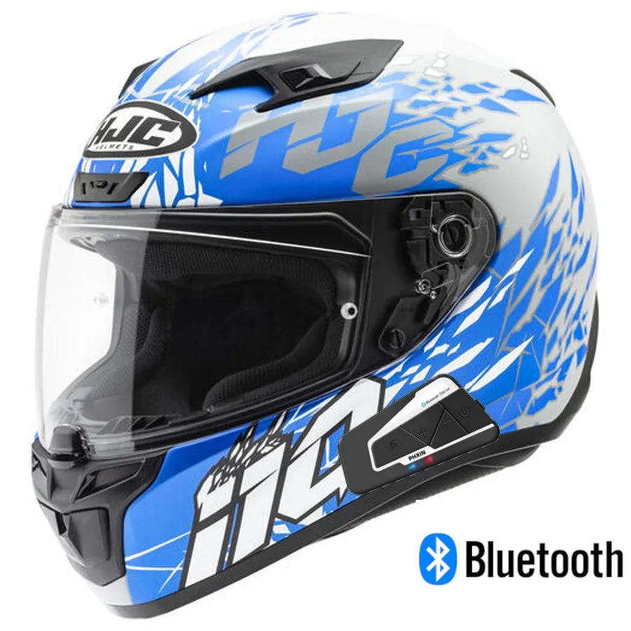 HJC i10 Full Face Bluetooth Helmet Pitfall Graphic MC-2SF