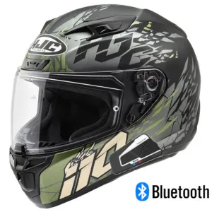 HJC i10 Full Face Bluetooth Helmet Pitfall Graphic MC-4SF