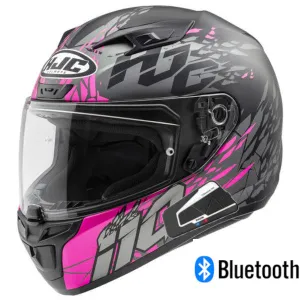 HJC i10 Full Face Bluetooth Helmet Pitfall Graphic MC-8SF
