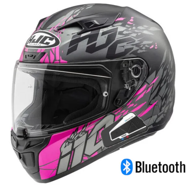 HJC i10 Full Face Bluetooth Helmet Pitfall Graphic MC-8SF
