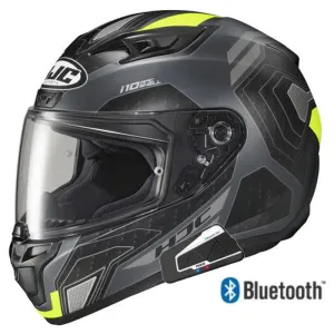 HJC i10 Full Face Bluetooth Helmet Sonar Graphic MC3HSF