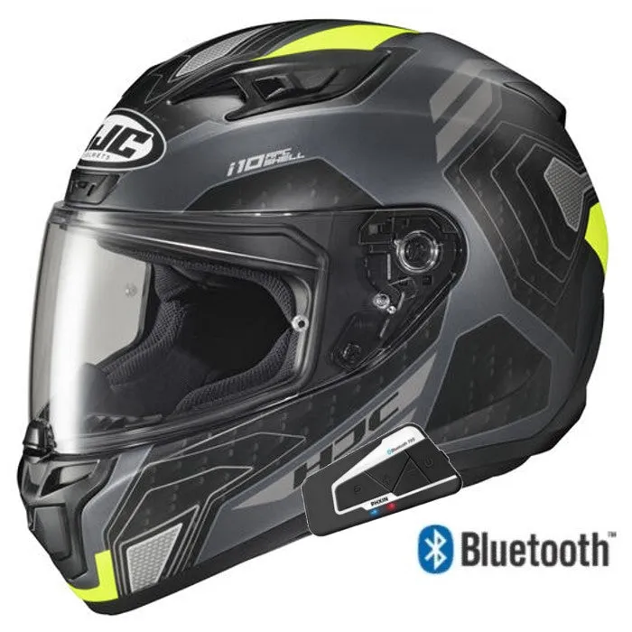 HJC i10 Full Face Bluetooth Helmet Sonar Graphic MC3HSF