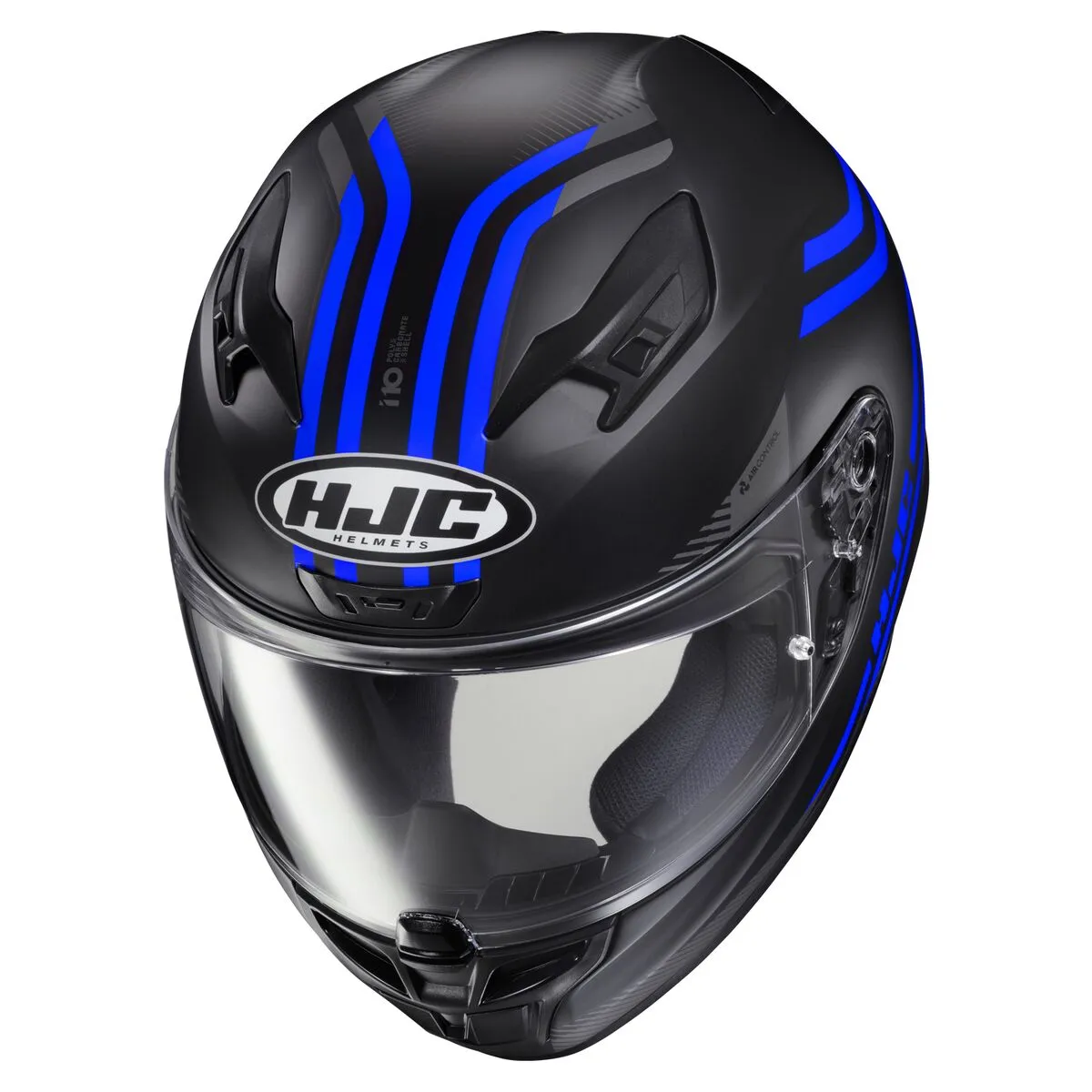 HJC i10 Full Face Bluetooth Helmet Strix Graphic MC2SF Blue