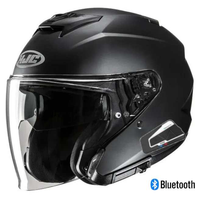 HJC i31 Open Face Bluetooth Helmet Matte Black