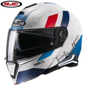 HJC i90 Helmet Sena Smart 20B Bluetooth Headset Syrex Graphic MC21SF