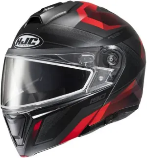 HJC i90 Modular Snow Helmet Electric Shield Lark Graphic MC-1SF
