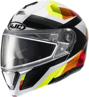 HJC i90 Modular Snow Helmet Lark Graphic MC-3H Dual Lens