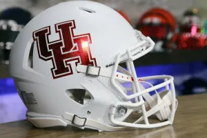 Houston Cougars Riddell Speed Authentic Helmet - Matte White