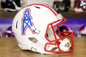 Houston Oilers Riddell Speed Display Helmet - 1981-1998 Throwback