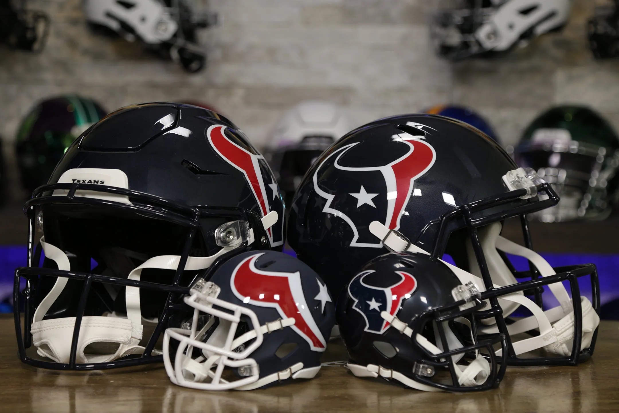 Houston Texans Riddell Speed Display Helmet 2002 - 2023 Throwback