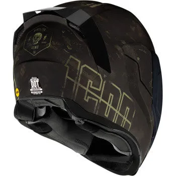 Icon Airflite Full Face Sena Spider Bluetooth Helmet Demo MIPS Black