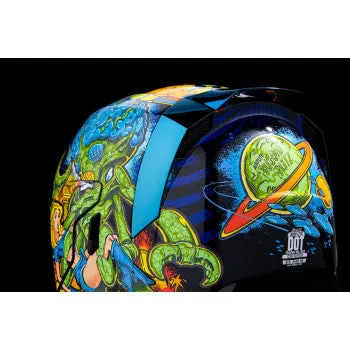 Icon Airflite Helmet Bugoid Blitz Blue