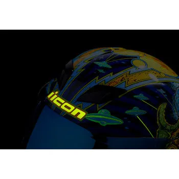 Icon Airflite Helmet Bugoid Blitz Blue