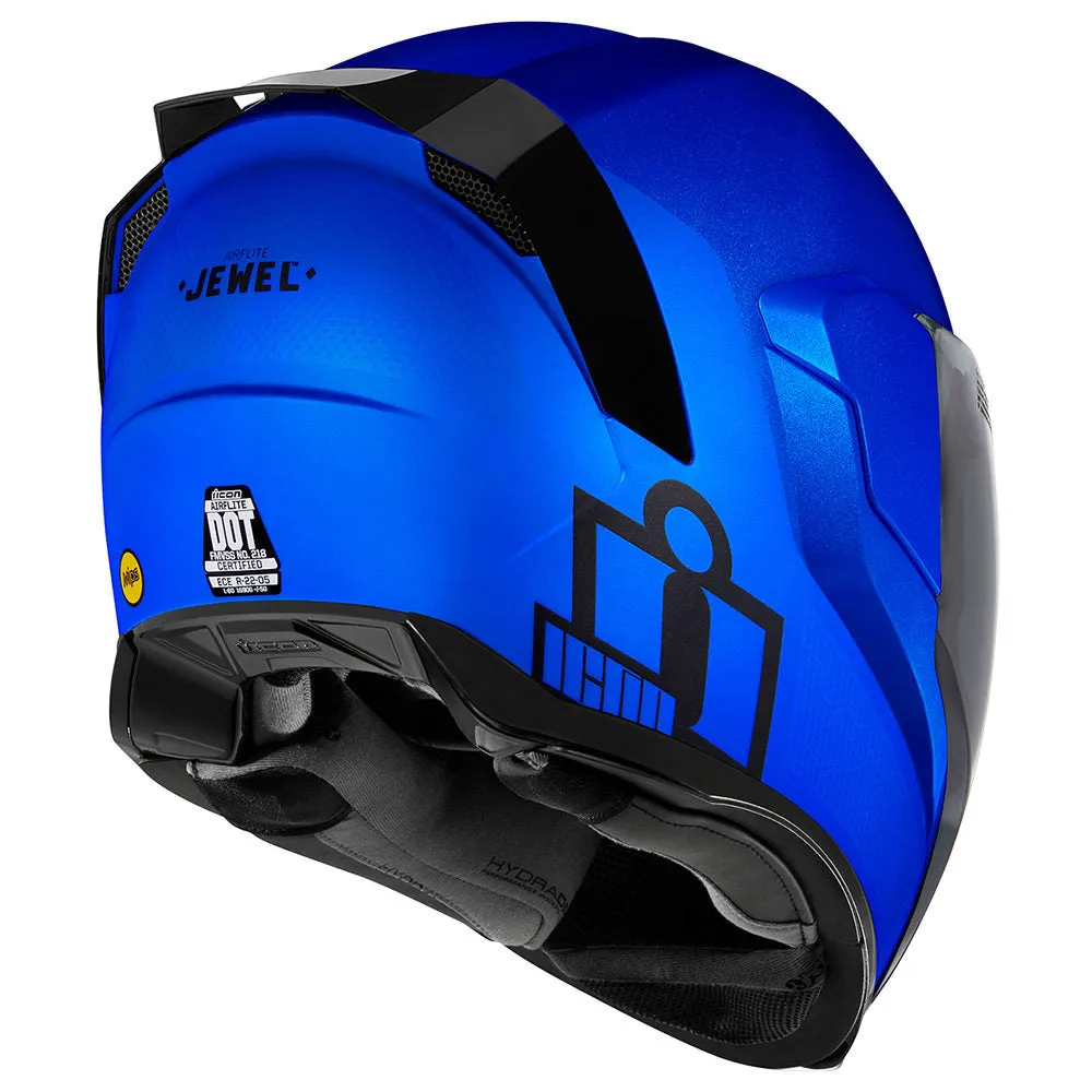 Icon Airflite™ Jewel MIPS® Full Face Bluetooth Helmet Blue