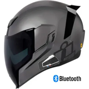 Icon Airflite™ Jewel MIPS® Full Face Bluetooth Helmet Silver