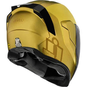 Icon Airflite Jewel MIPS Full Face Sena Spider Bluetooth Helmet Gold