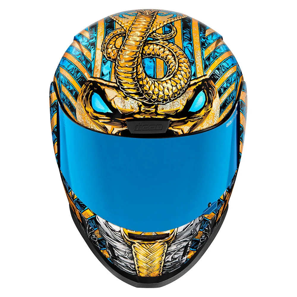 Icon Airform Full Face Bluetooth Helmet Airform Pharaoh Gold