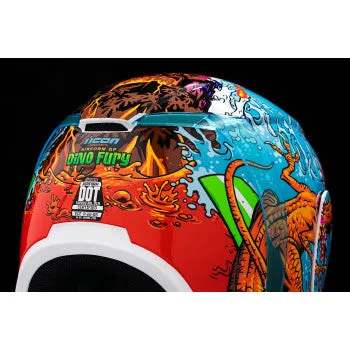 Icon Airform Full Face Bluetooth Helmet Dino Fury