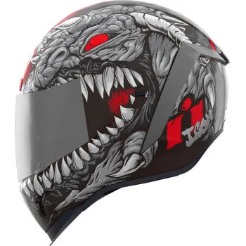 Icon Airform Full Face Bluetooth Helmet Kryola Kreep MIPS Silver