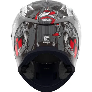 Icon Airform Full Face Bluetooth Helmet Kryola Kreep MIPS Silver
