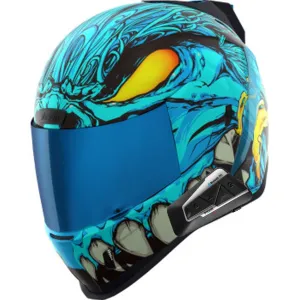 Icon Airform Full Face Bluetooth Helmet Manik'RR MIPS Light Blue