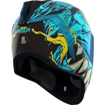 Icon Airform Full Face Bluetooth Helmet Manik'RR MIPS Light Blue