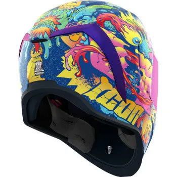 Icon Airform Full Face Bluetooth Helmet Scatterbrain MIPS Purple