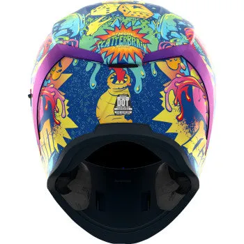 Icon Airform Full Face Bluetooth Helmet Scatterbrain MIPS Purple