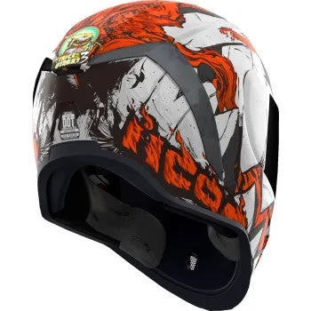 Icon Airform Full Face Bluetooth Helmet Trick or Street 3 White