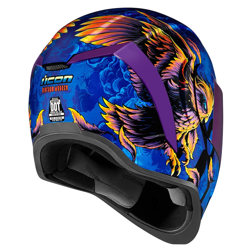 Icon Airform Full Face Bluetooth Helmet Wardon Graphic
