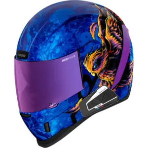 Icon Airform Full Face Bluetooth Helmet Wardon Graphic