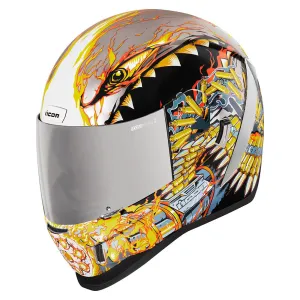 Icon Airform Full Face Helmet Airform Warthog Silver