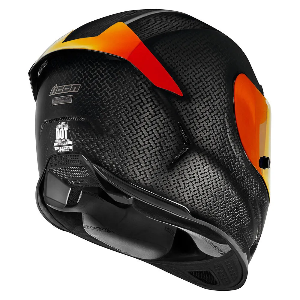 Icon Airframe Pro Bluetooth Helmet Carbon Red