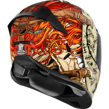 Icon Airframe Pro Full Face Bluetooth Helmet Top Shelf Red