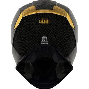 Icon Airframe Pro Full Face Helmet Carbon 4Tress Yellow