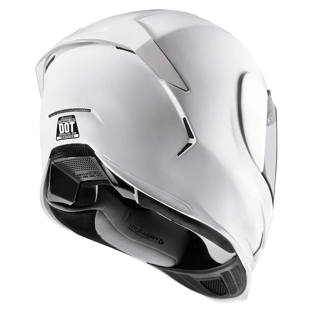 Icon Airframe Pro Gloss White Full Face Helmet