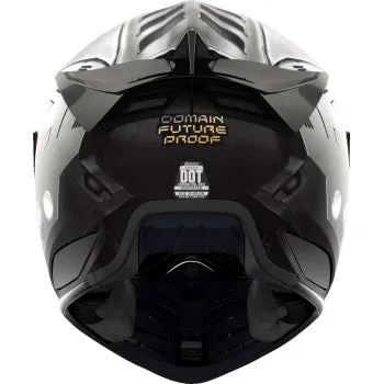 Icon Domain Full Face Bluetooth Helmet Future Proof Gray