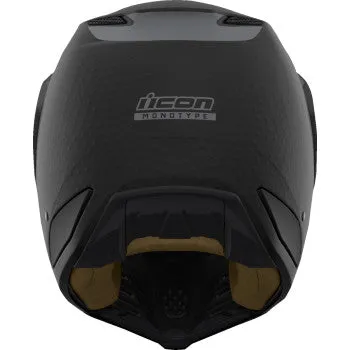 Icon Elsinore Bluetooth Helmet Monotype Black HelmLink Installed