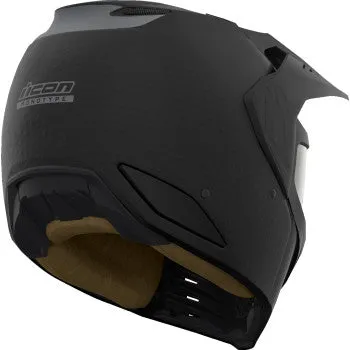 Icon Elsinore Bluetooth Helmet Monotype Black HelmLink Installed