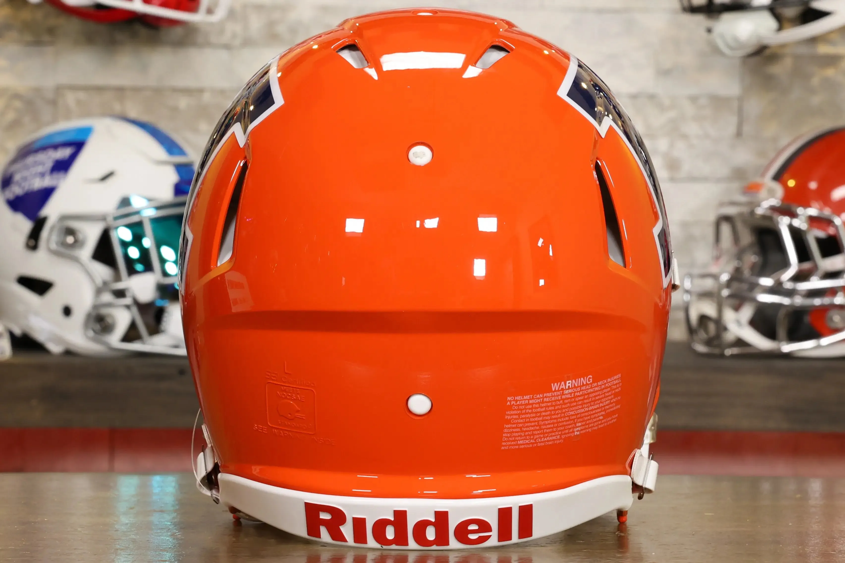 Illinois Fighting Illini Riddell Speed Authentic Helmet - Orange