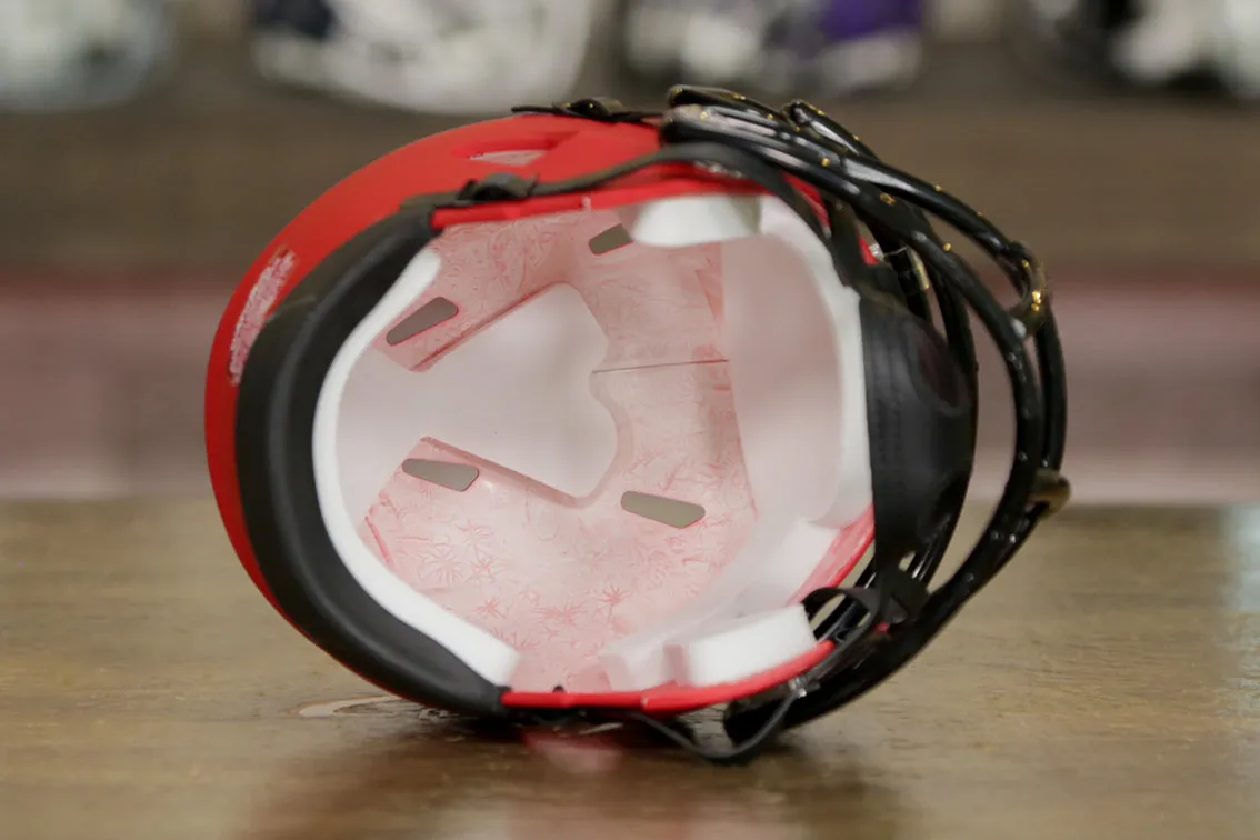 Illinois State Redbirds Riddell Speed Mini Helmet - Matte Red
